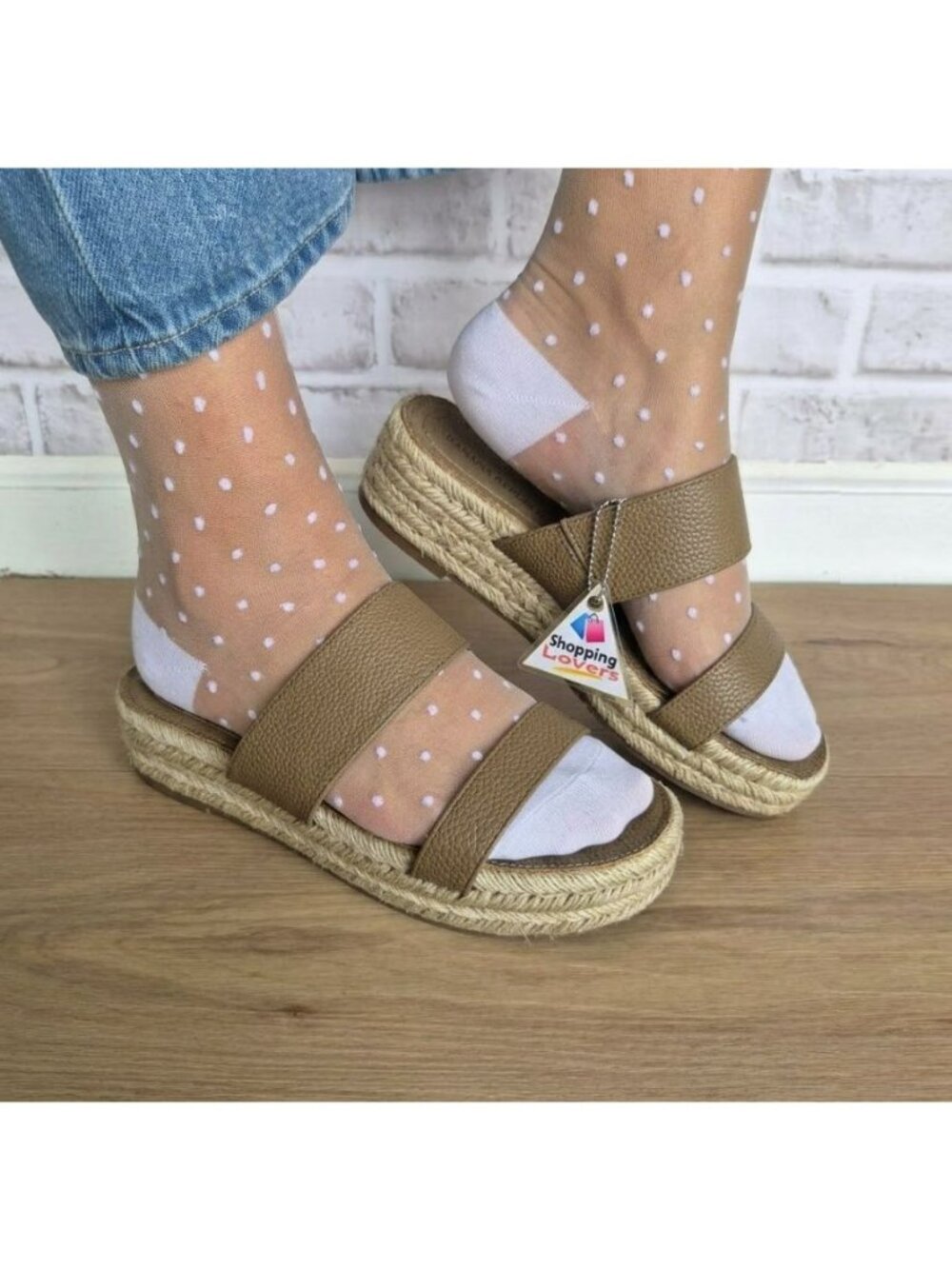 ⭐Banana Republic  Espadrille Slides Size 7.5 Women's Sandals Leather Cognac⭐